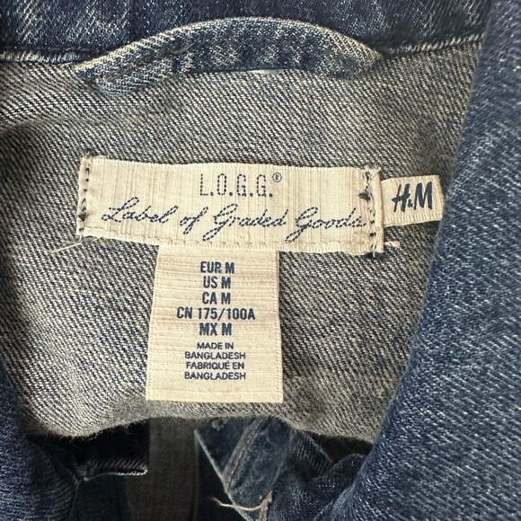 H&M loggDenim Jacket with Button Closure <<<204>>> - Picture 2 of 8